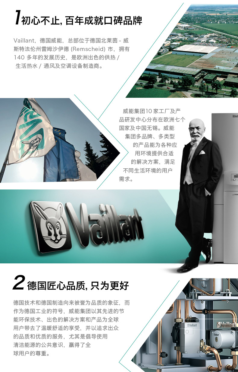威能(Vaillant) 原装进口豪华系列28kw采暖热水壁挂炉